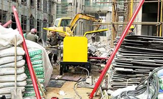 薩奧63型混泥土輸送泵怎么樣-室內(nèi)泵送10倍效能