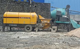 煤礦用混凝土泵-1小時(shí)輕松打50方料[泵泵達(dá)]