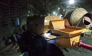 礦用防爆混凝土泵-煤安認證全防爆,100-1000米安全輸送[泵泵達]