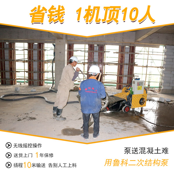 二次構(gòu)造柱專用泵