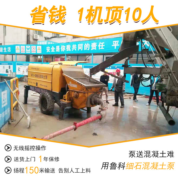 卓工機(jī)械bs20型混凝土細(xì)石泵